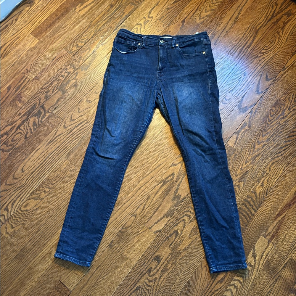 Good American Dark Blue Skinny Jeans
